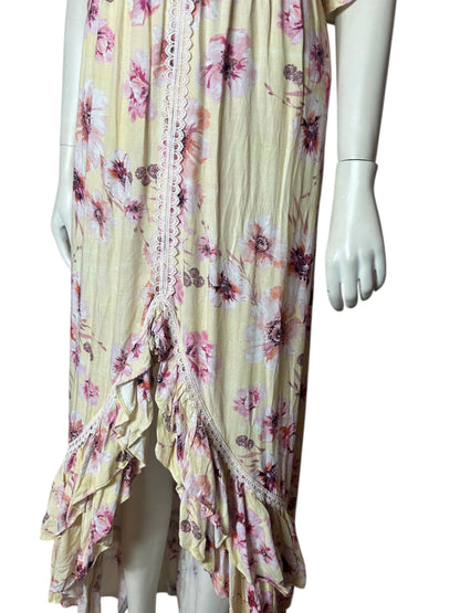 Vestido floral amarillo