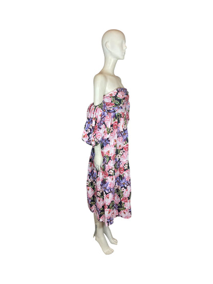 Vestido midi verbena