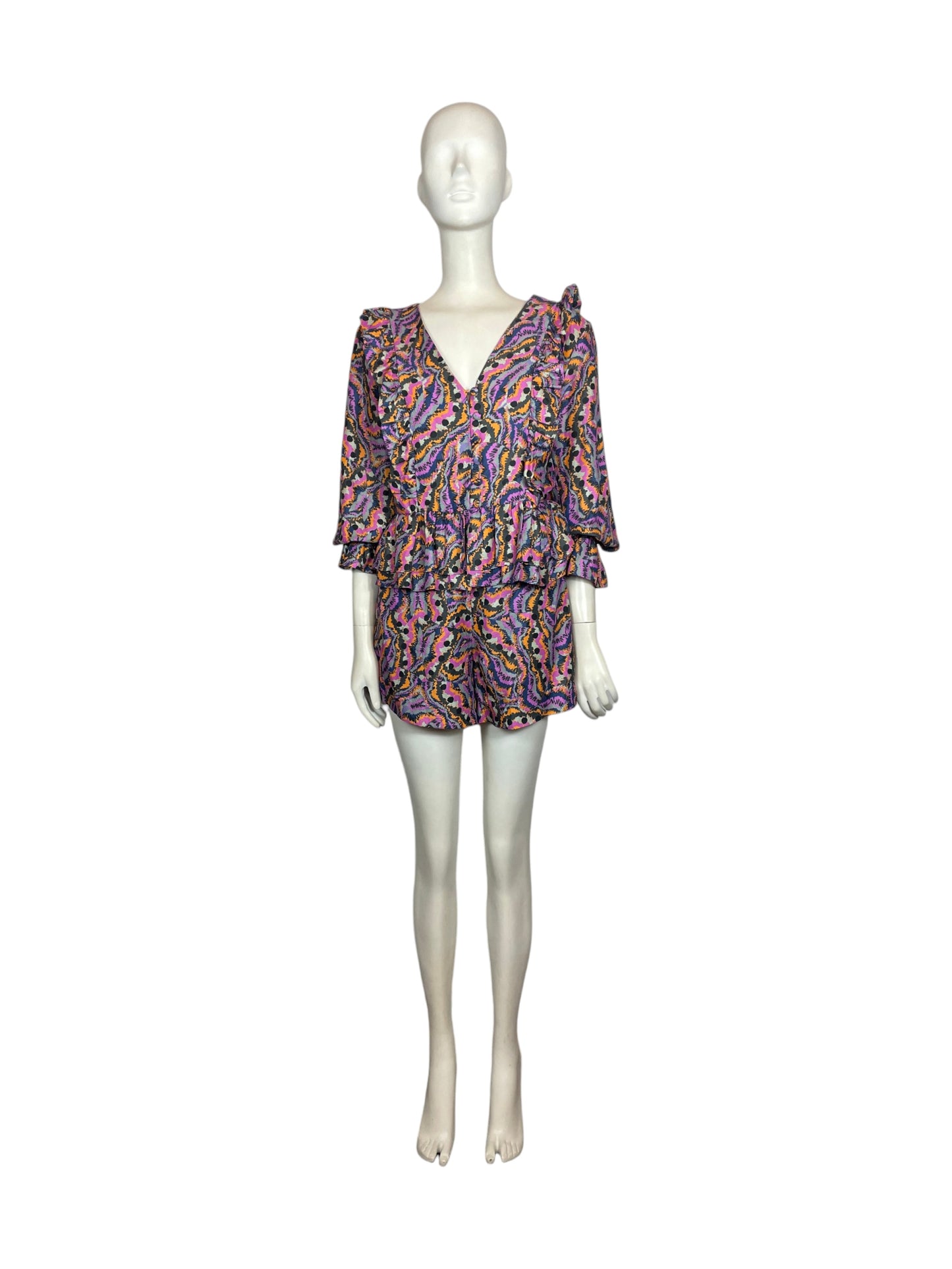 set blusa y short monarca