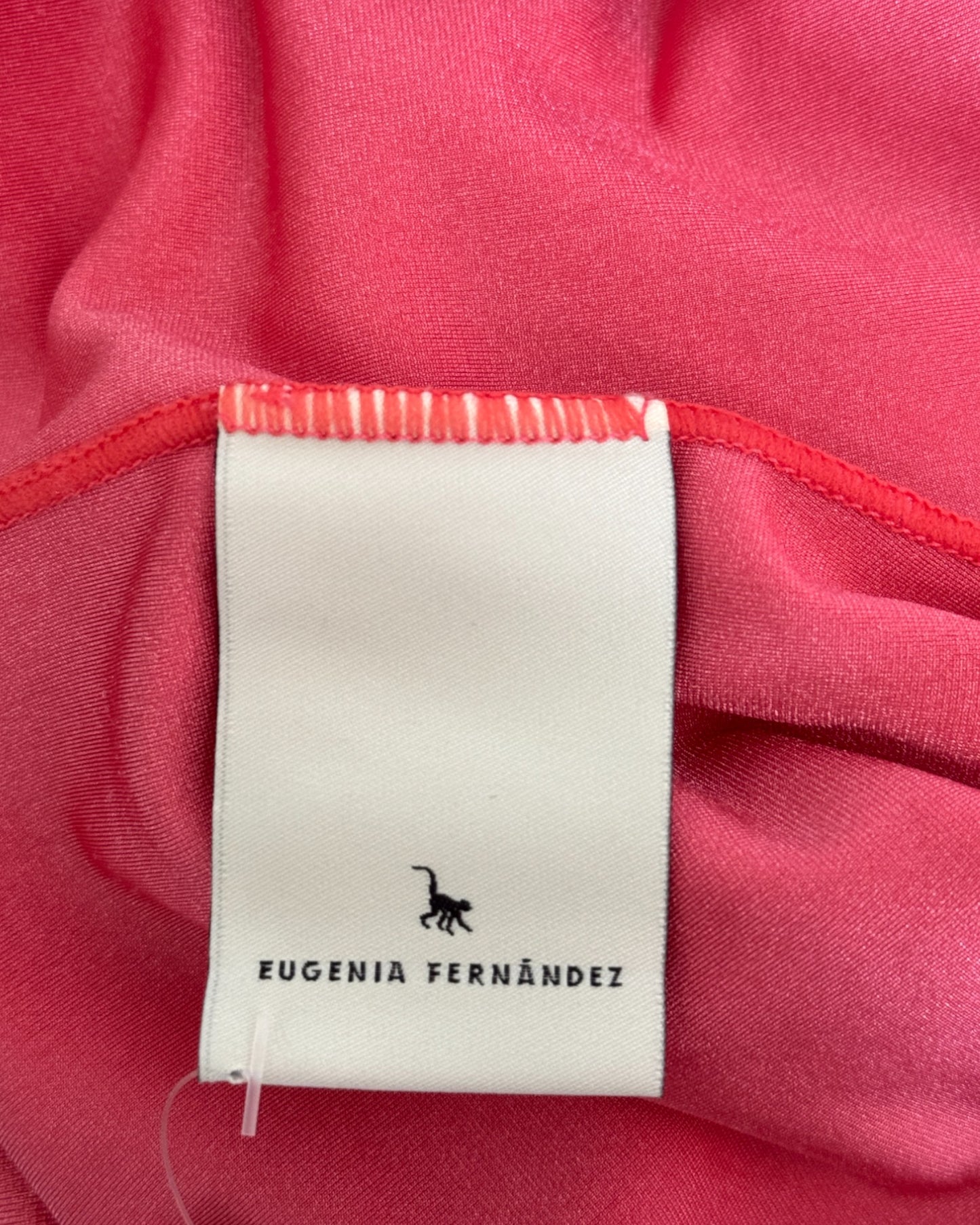 Vestido midi rosa