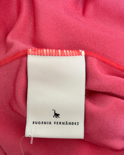 Vestido midi rosa