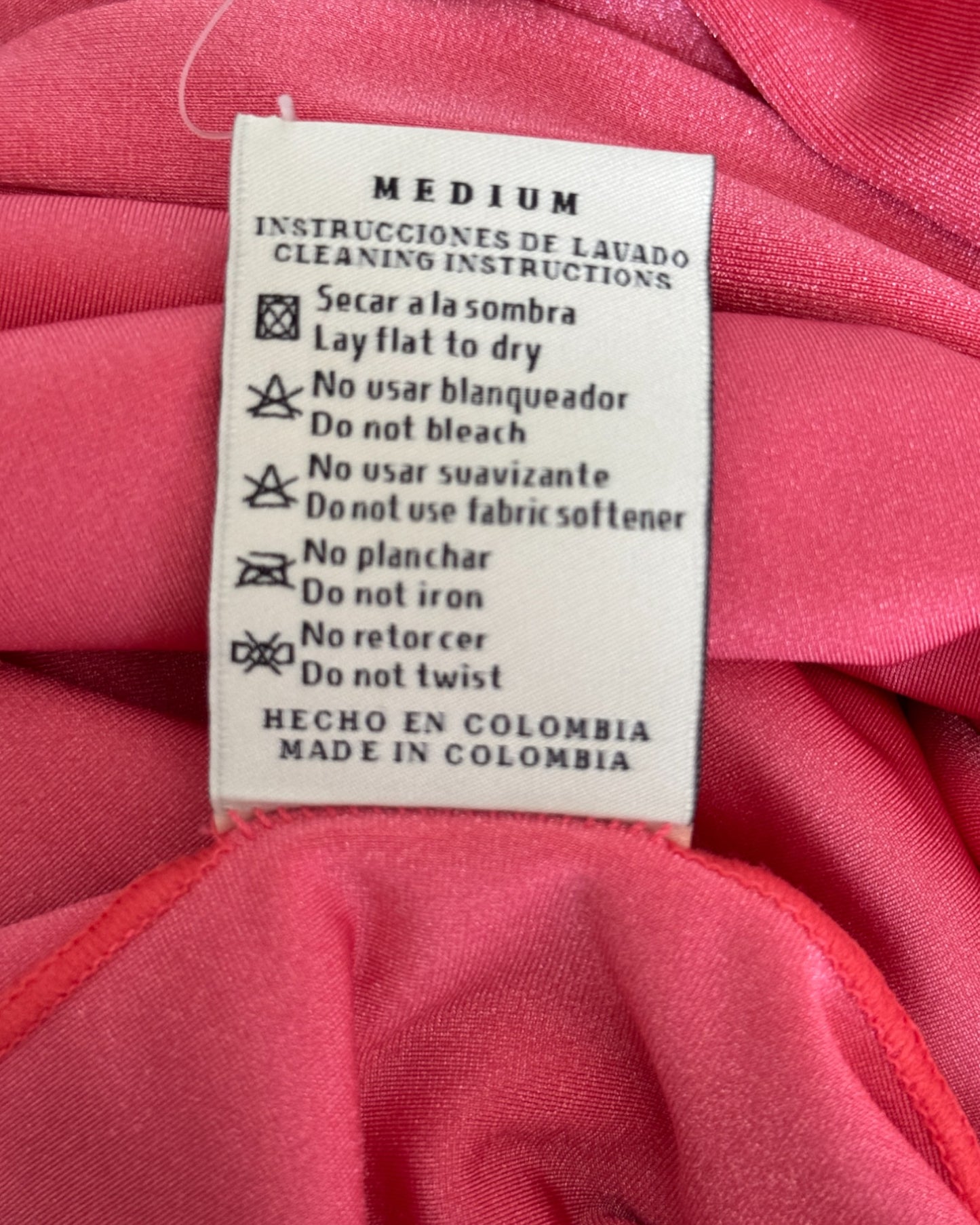 Vestido midi rosa