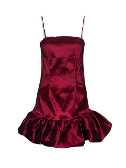Mini dress satinado