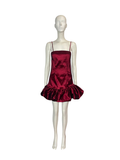 Mini dress satinado