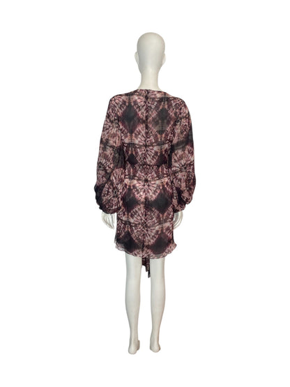 Mini vestido con mangas largas
