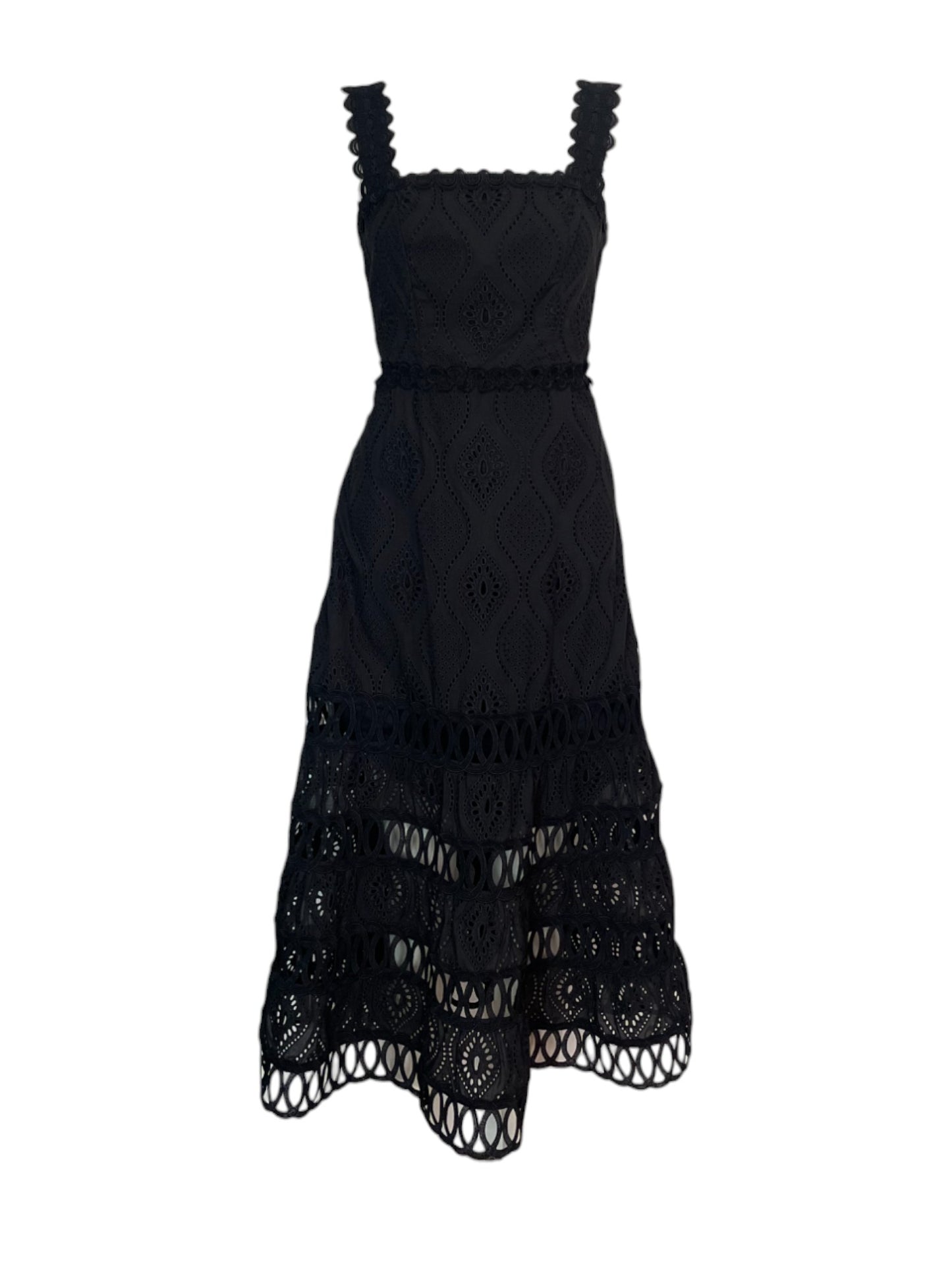 Liana midi dress black