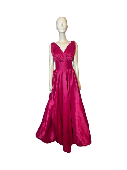 maxi dress fucsia