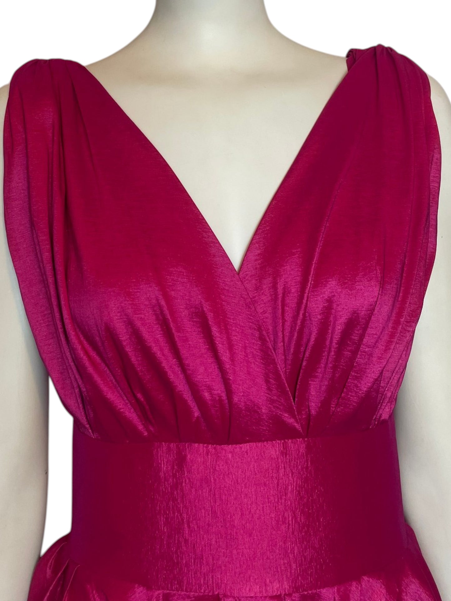 maxi dress fucsia