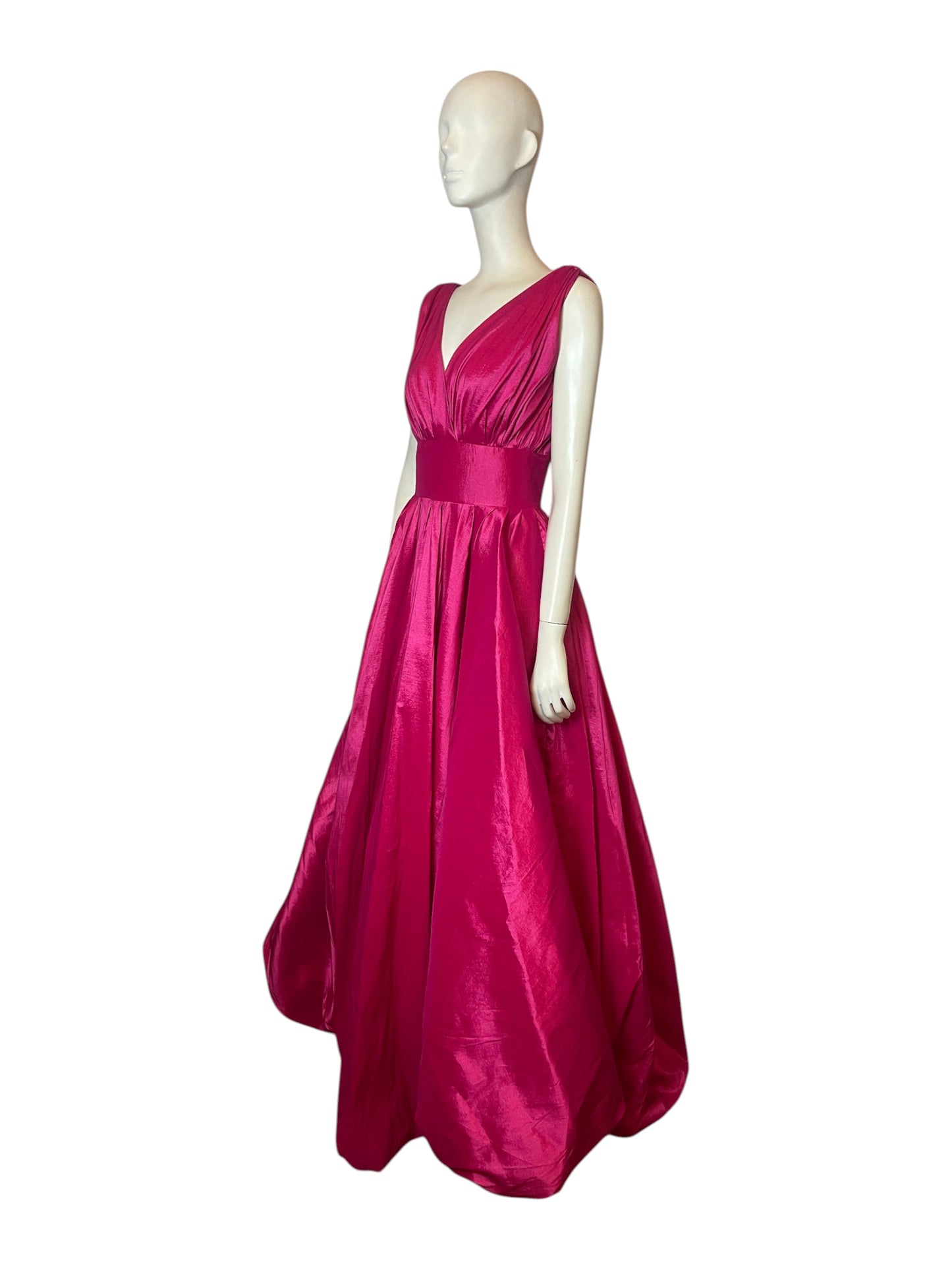 maxi dress fucsia