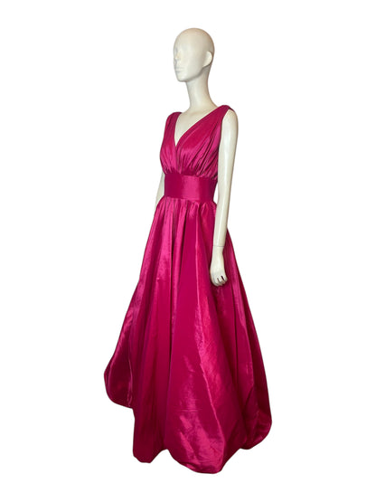 maxi dress fucsia