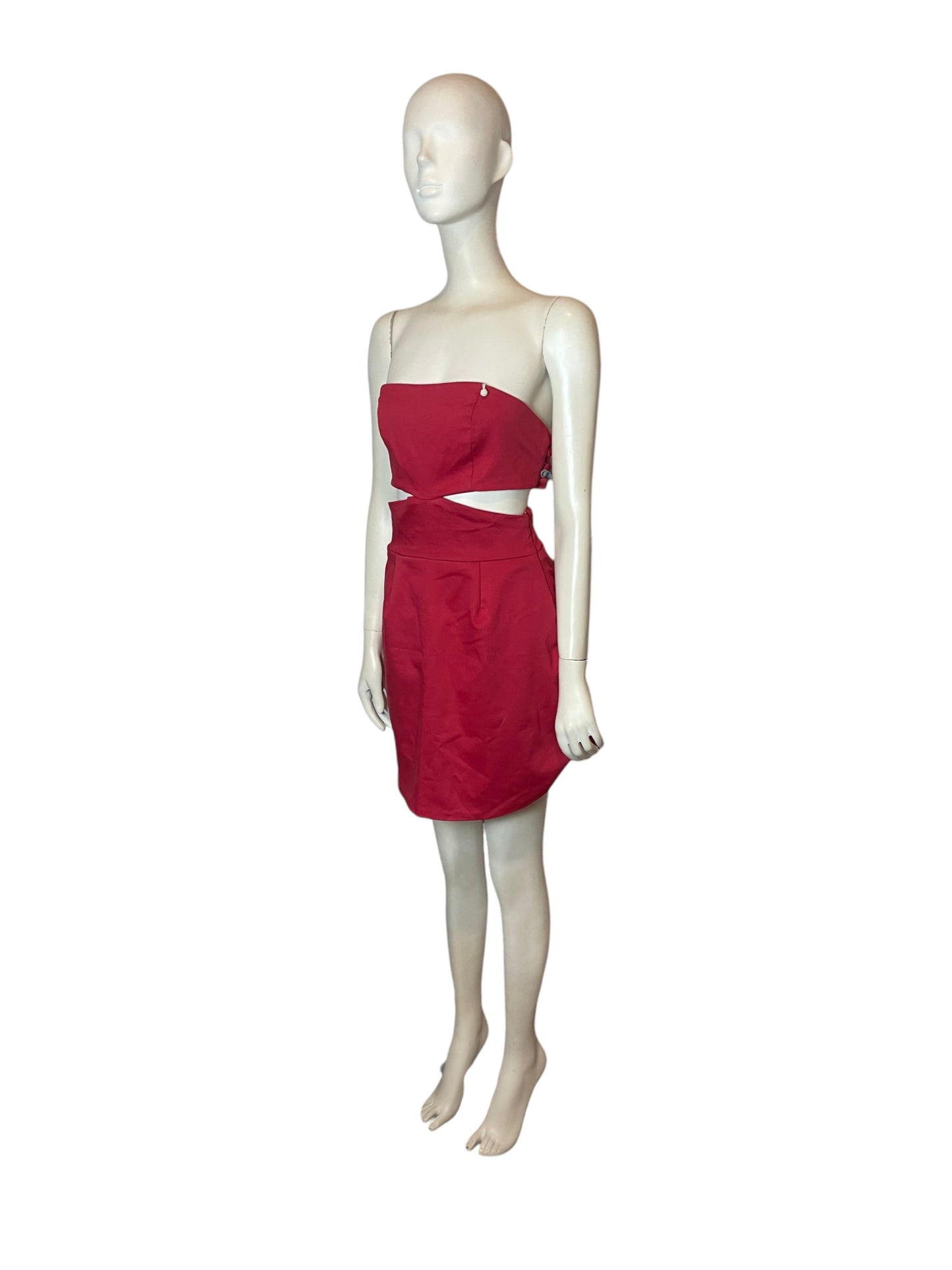 Vestido mini rojo