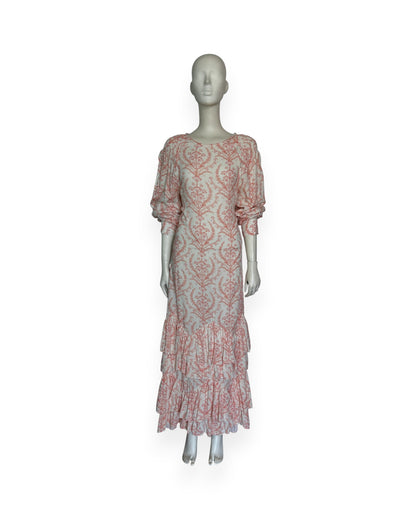 Maxi vestido encanto naranja