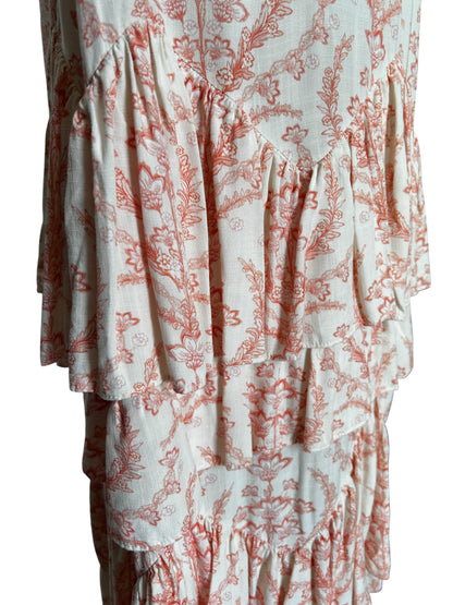 Maxi vestido encanto naranja