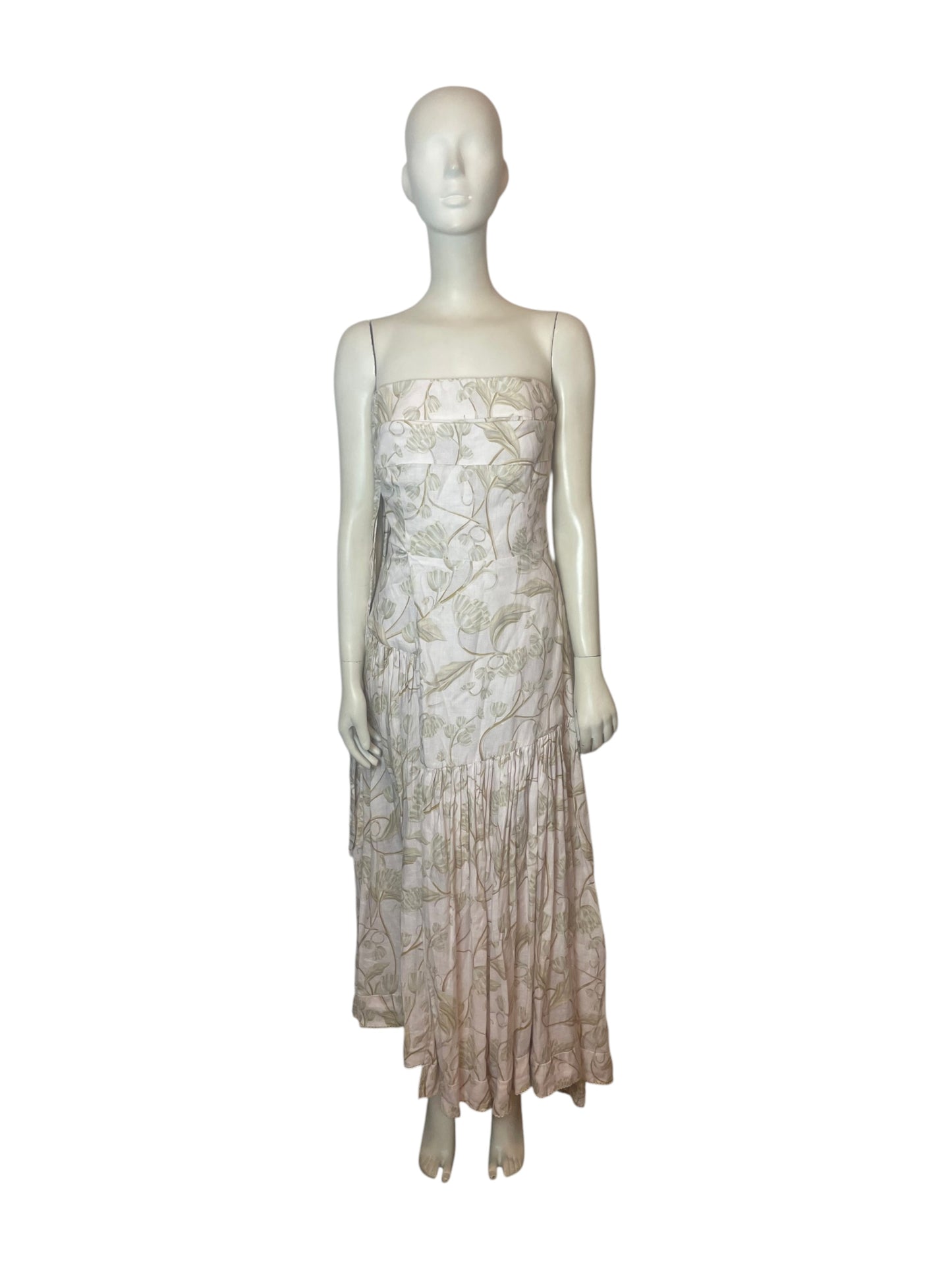 Maxi dress palmarie perla
