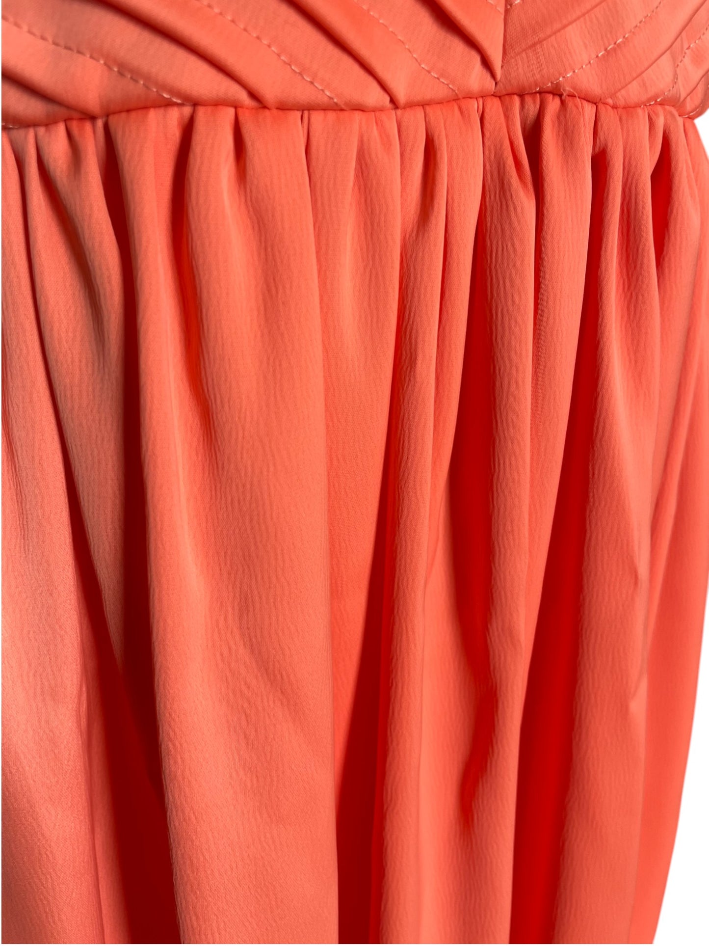 Vestido maxi gaviota naranja