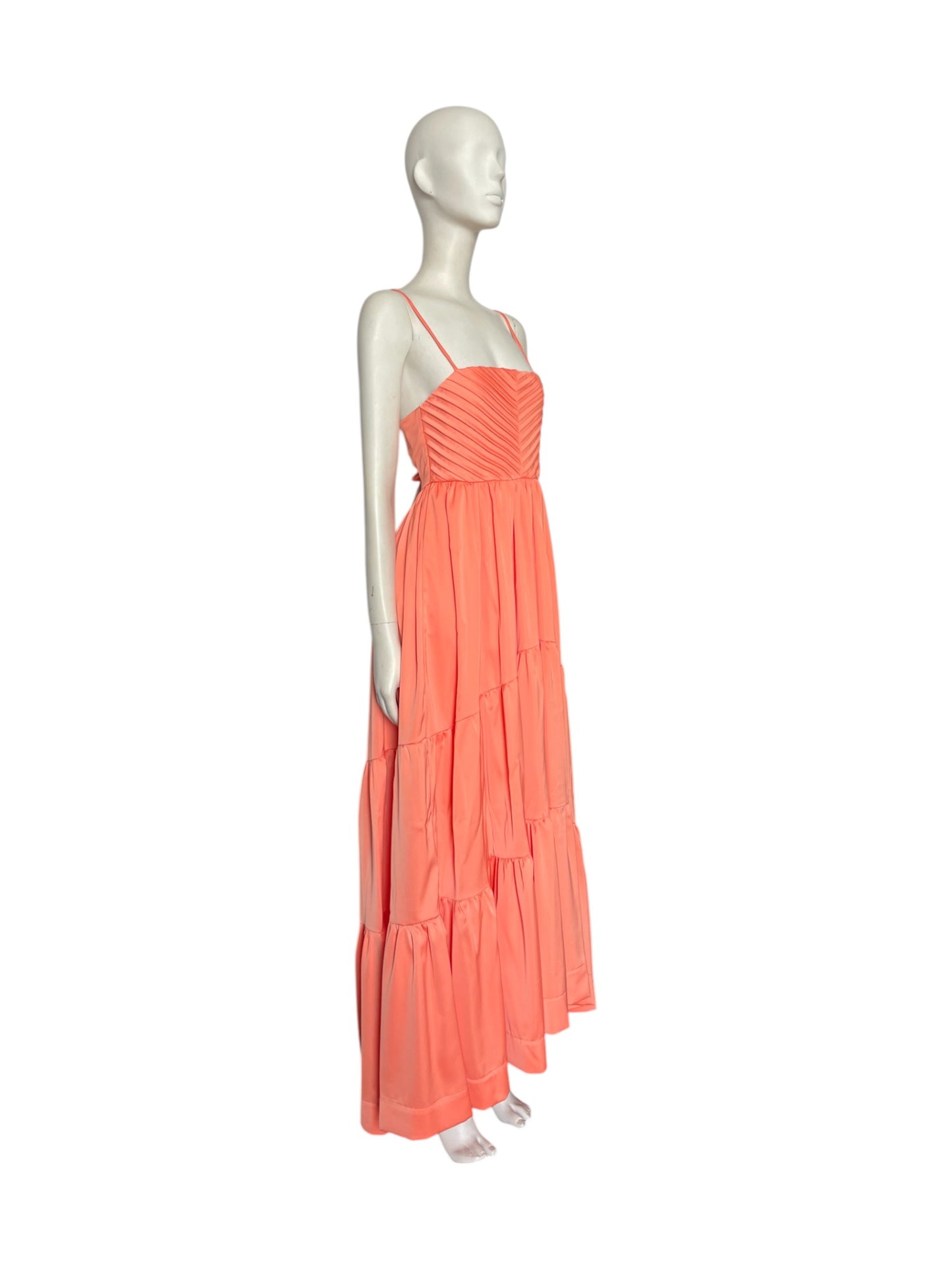 Vestido maxi gaviota naranja