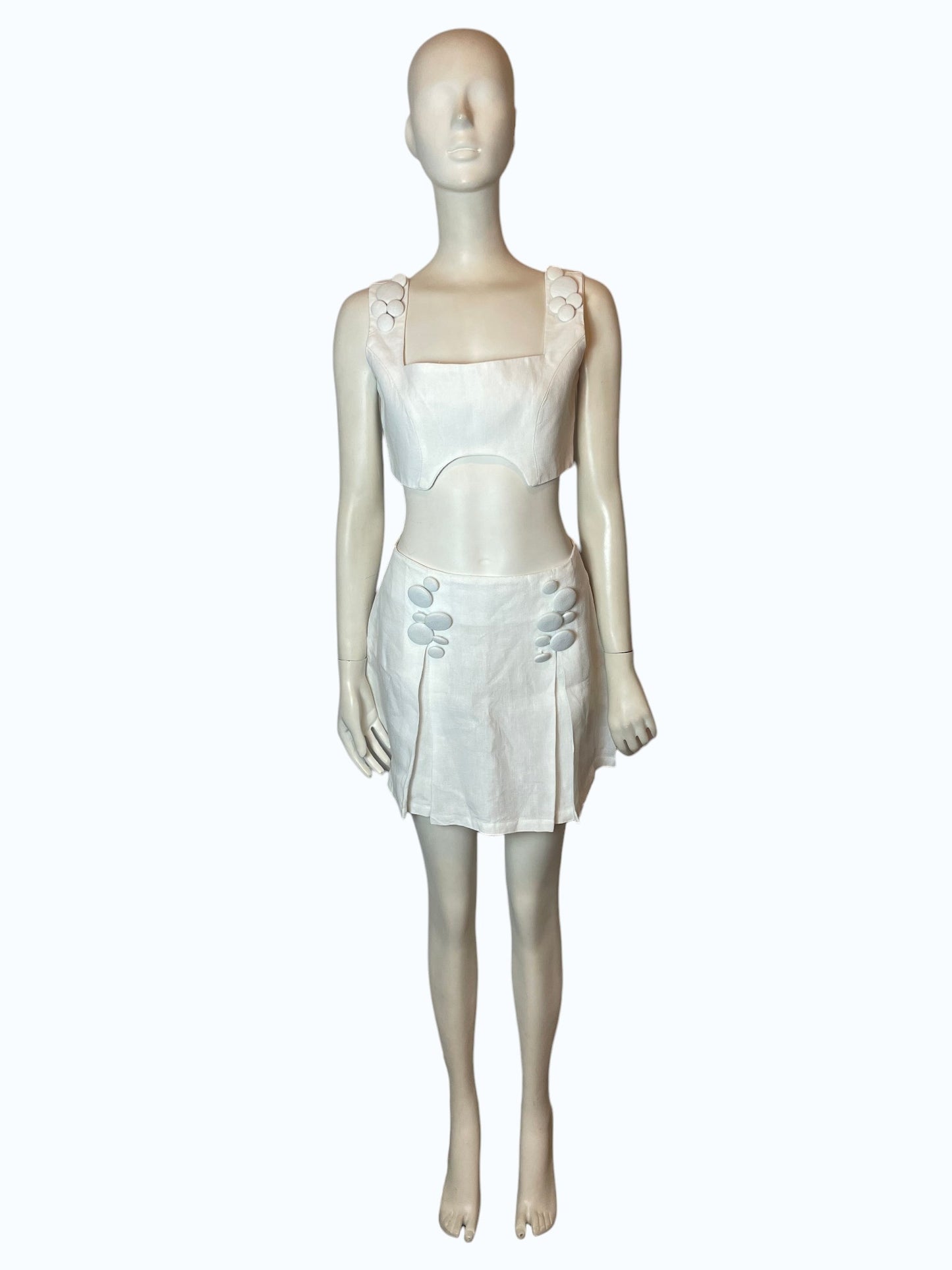 Set cora blanco