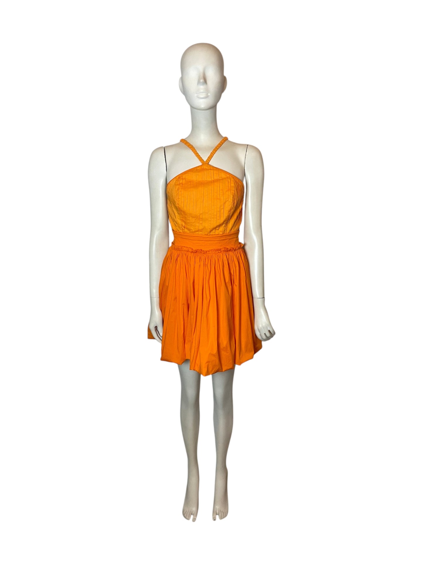 Mini dress naranja