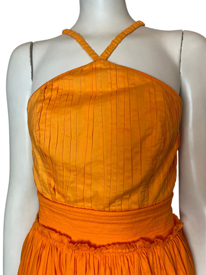 Mini dress naranja