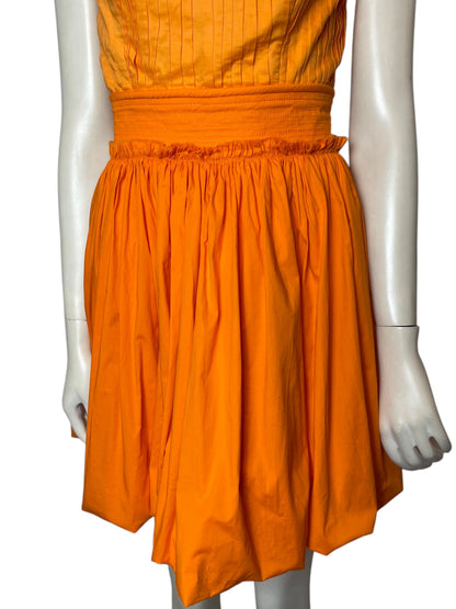 Mini dress naranja