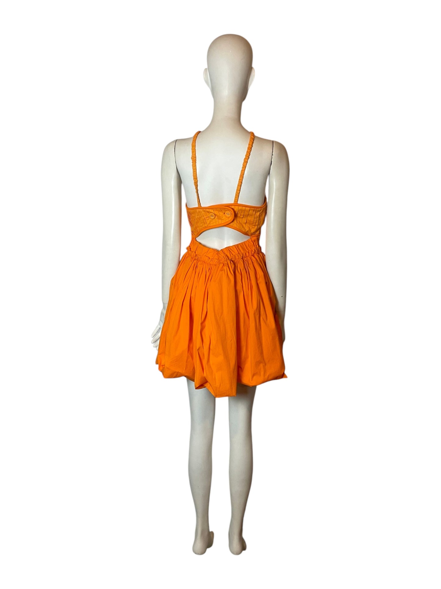 Mini dress naranja