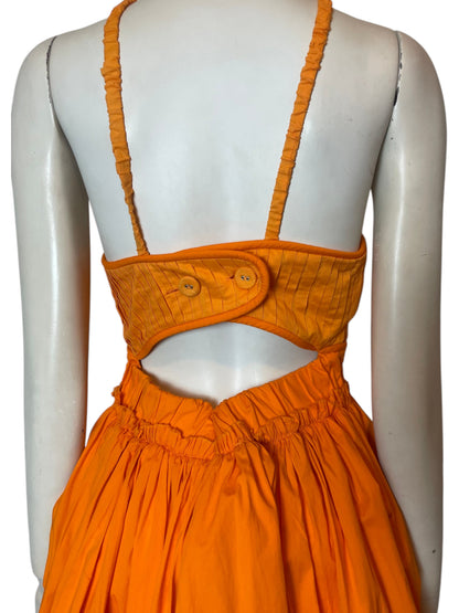 Mini dress naranja
