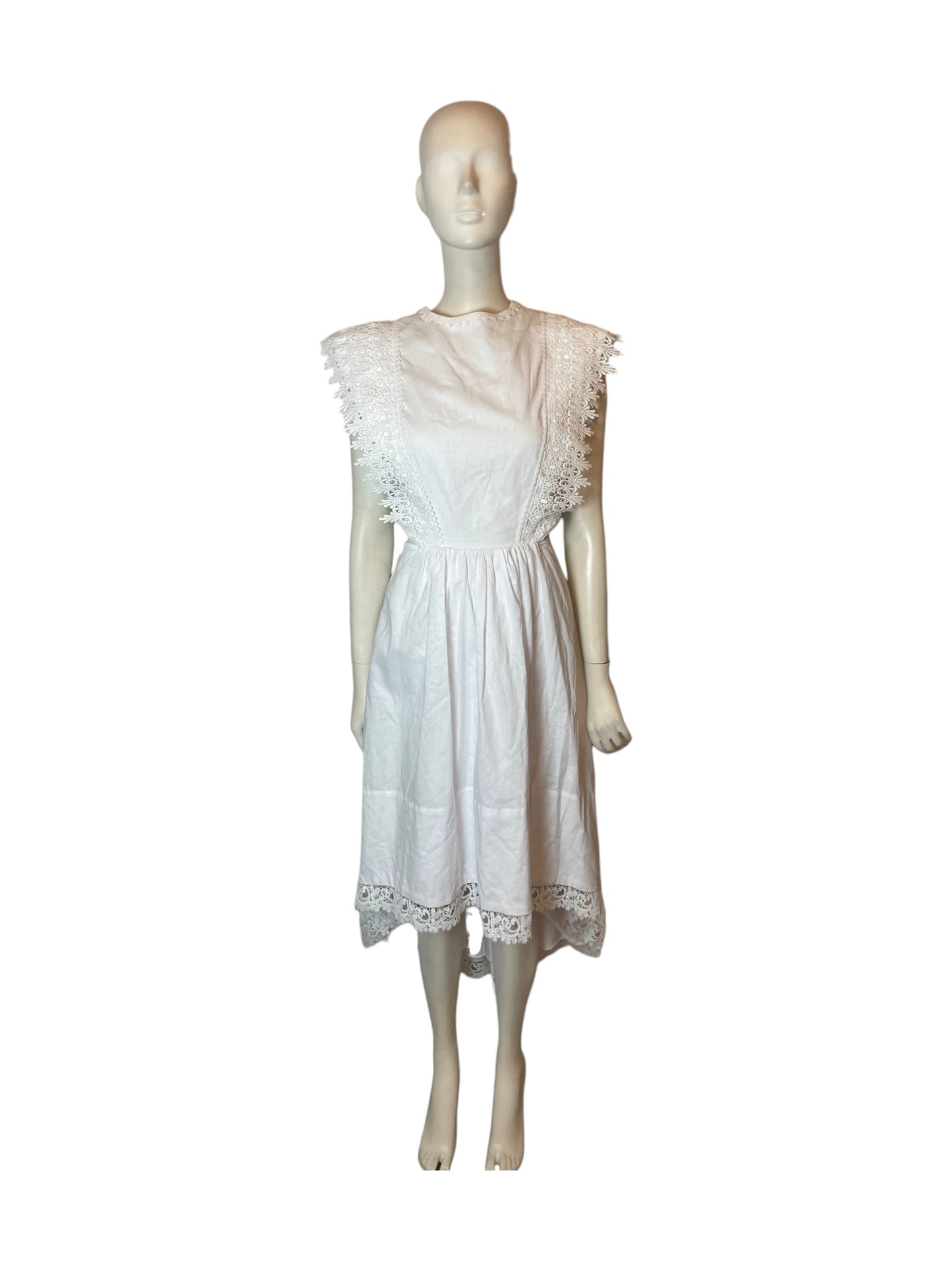 Vestido blanco midi