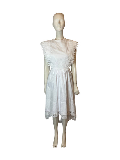 Vestido blanco midi