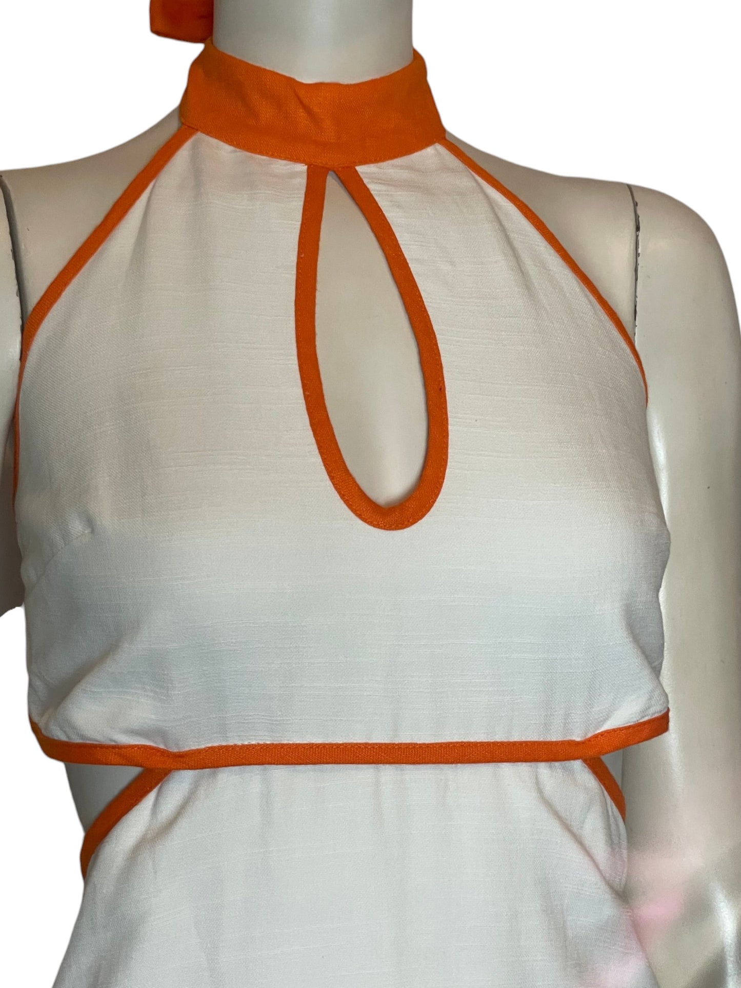 Eliana dress orange