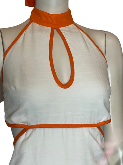 Eliana dress orange