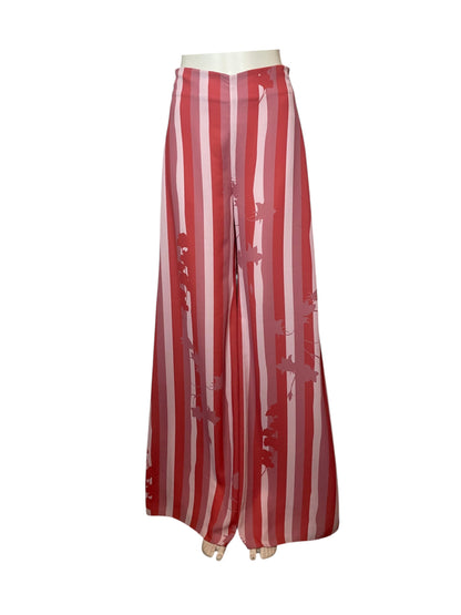 Pantalon rayas rosas