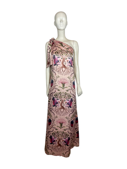 Vestido marisma medio hombro