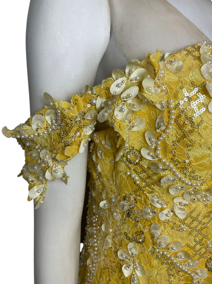 Maxi yellow dress