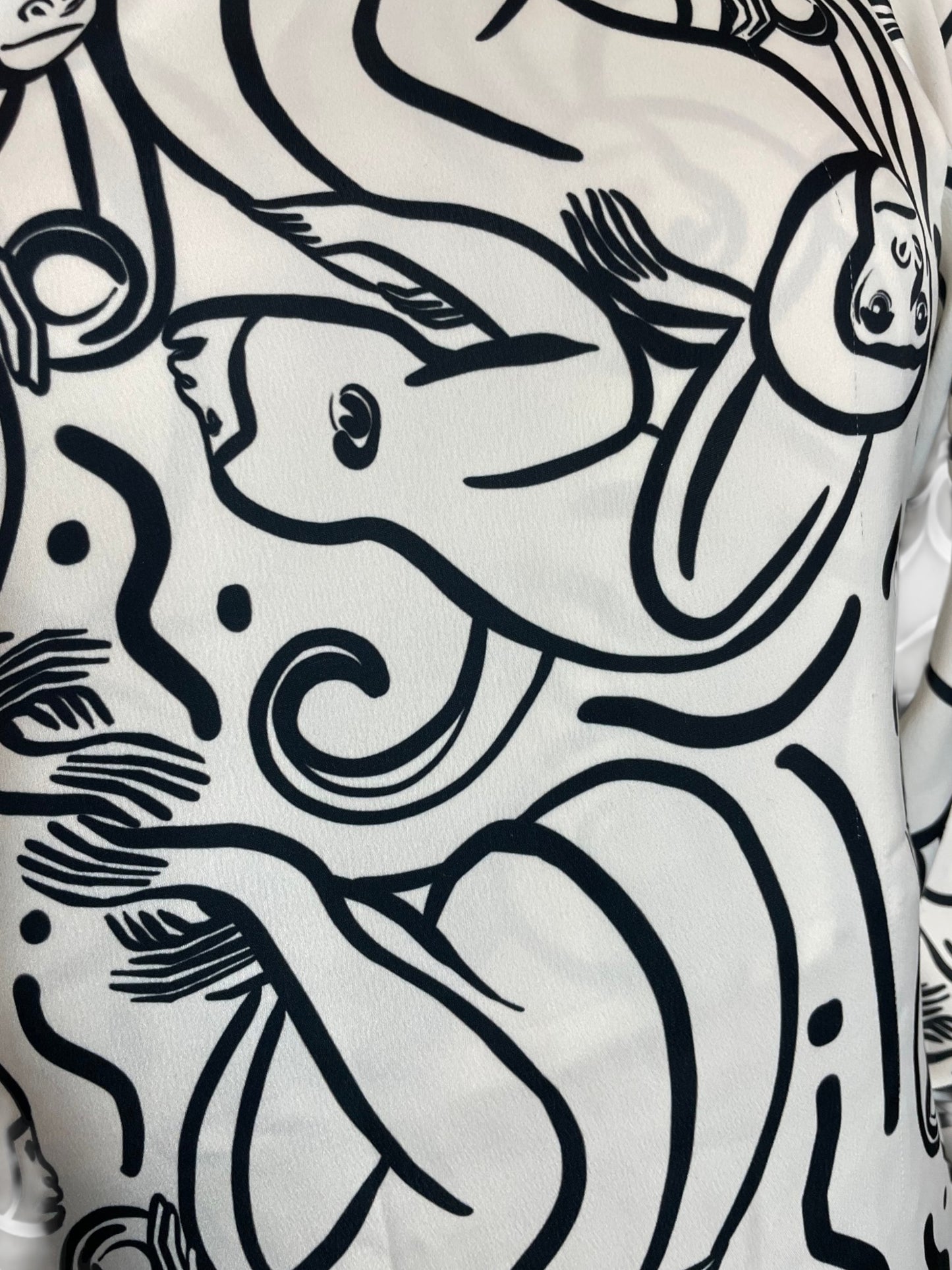 blusa medio hombro monos