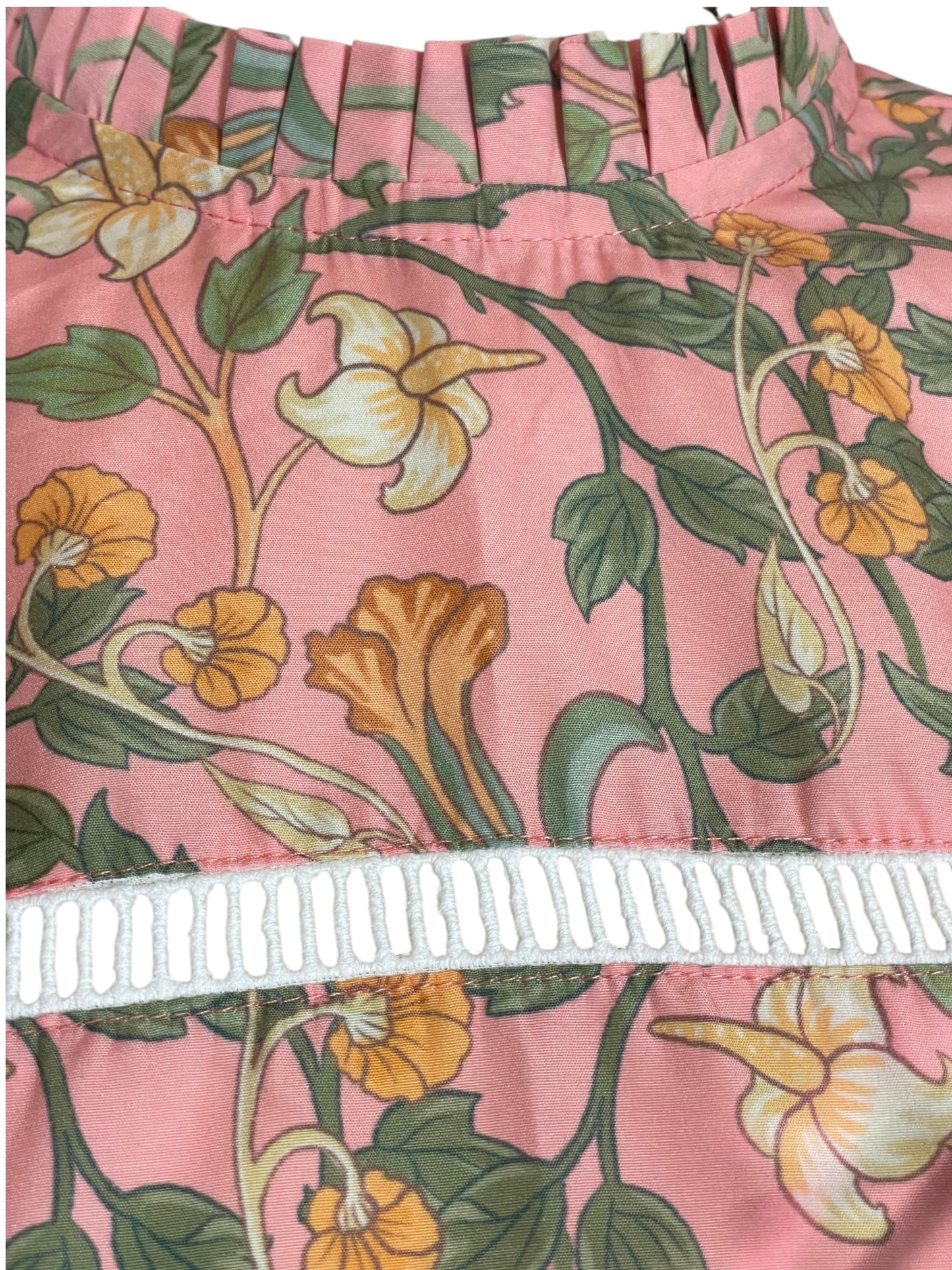 Blusa flores amarillas