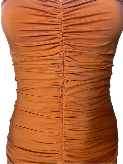 Carelina dress orange