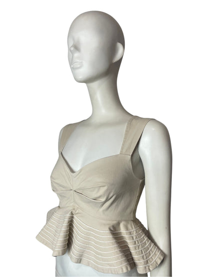 Top lineas beige
