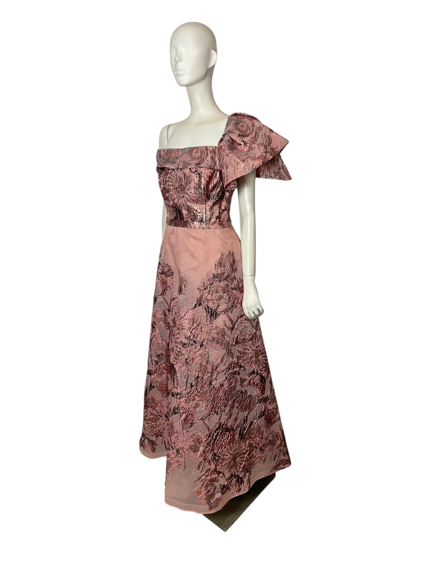 Vestido de fiesta rosa goldi