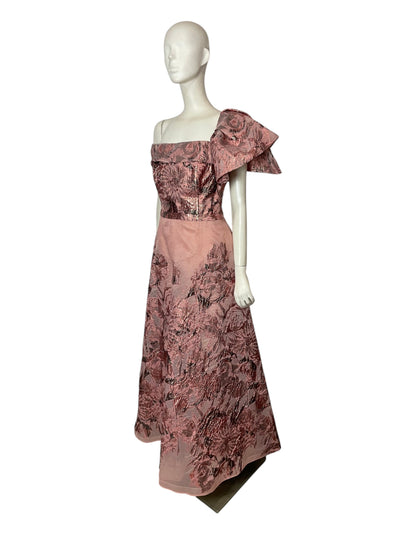 Vestido de fiesta rosa goldi