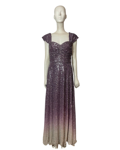 Maxi dress morado galaxia