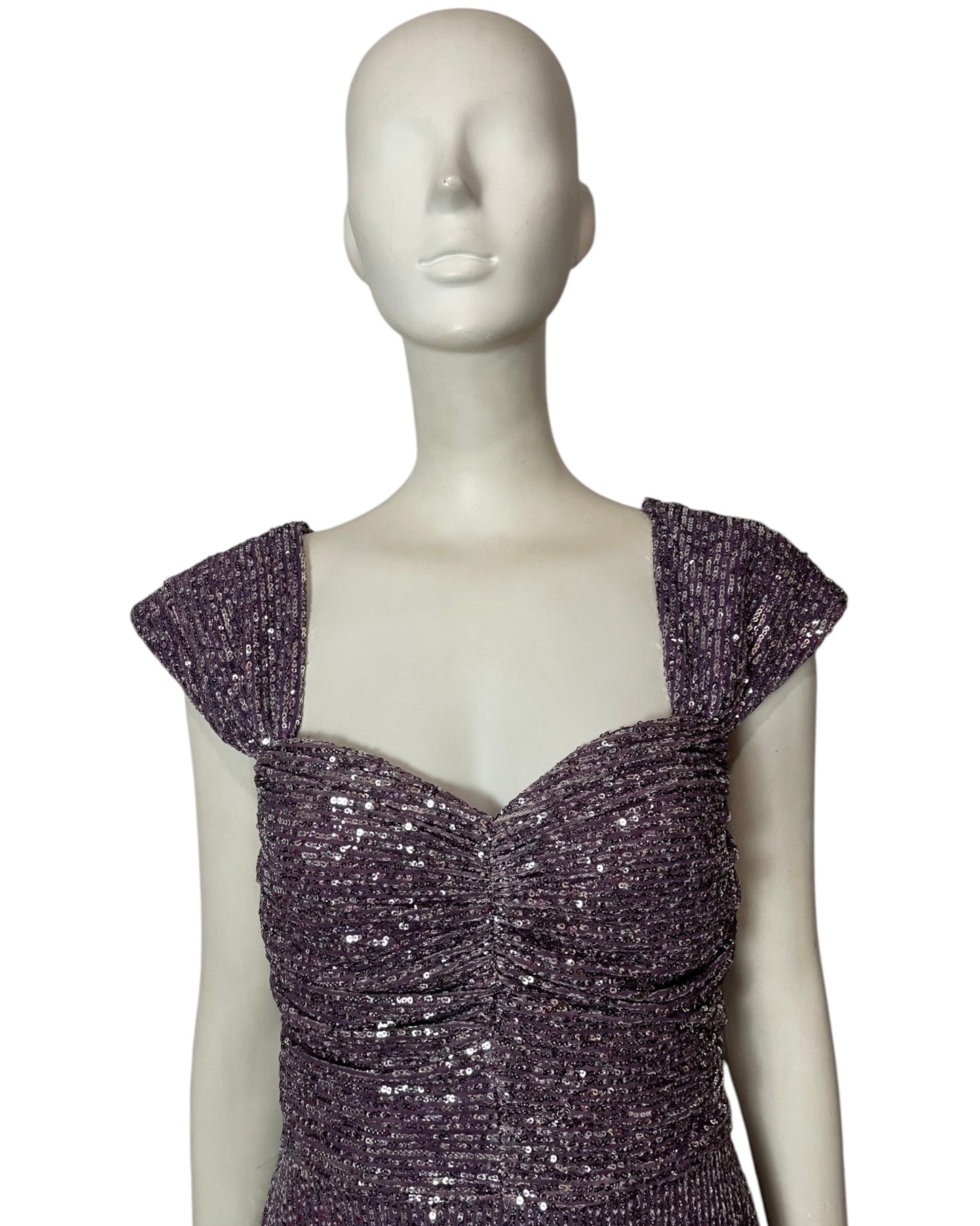 Maxi dress morado galaxia