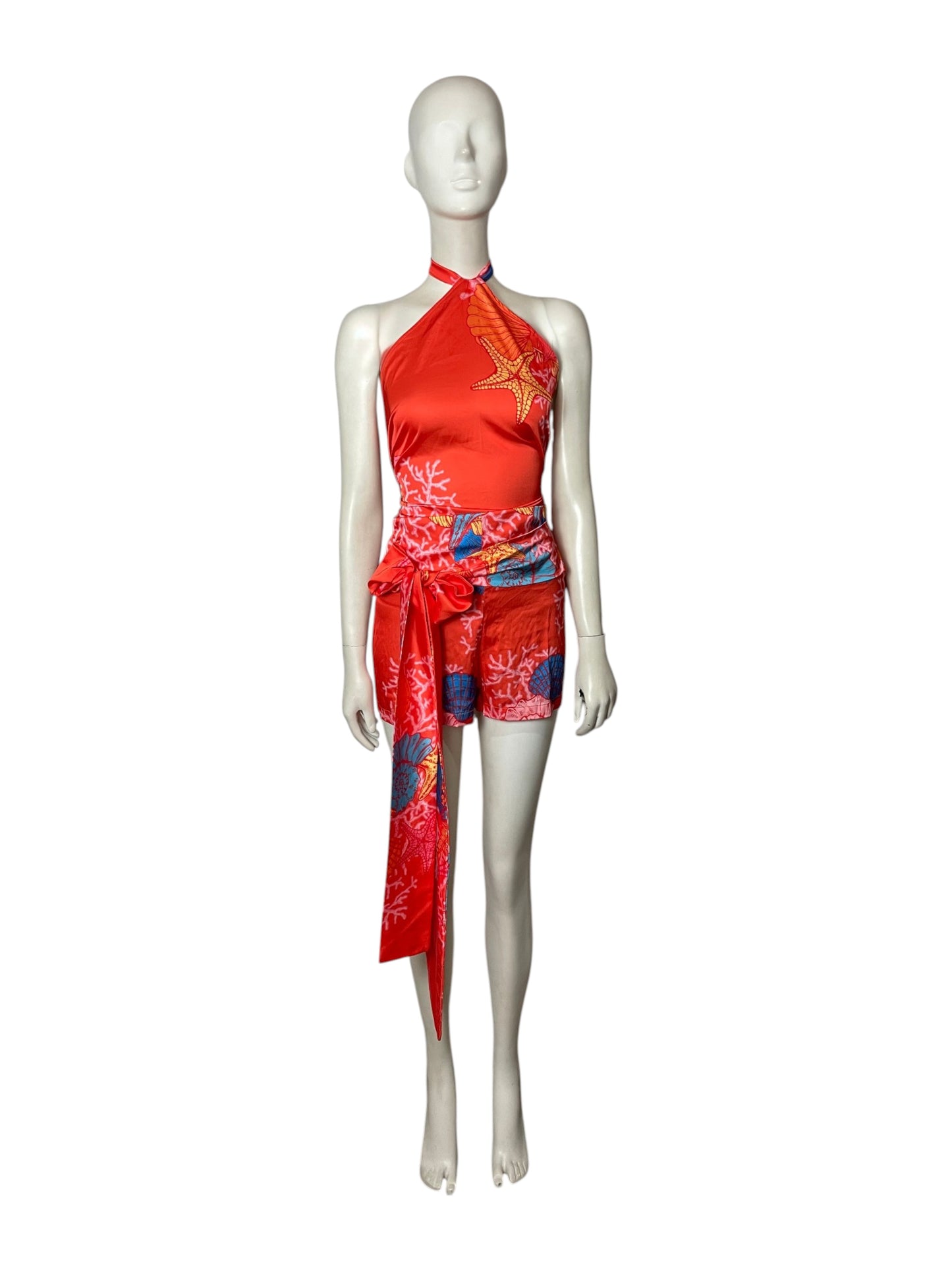 Set arrecife coral print