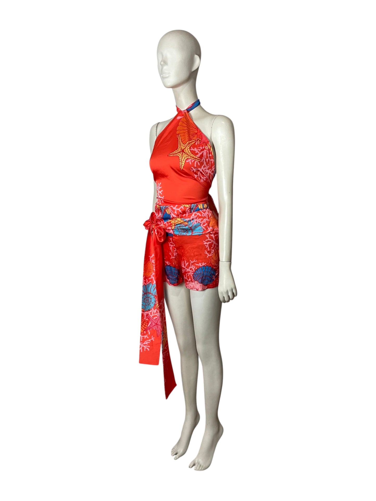Set arrecife coral print