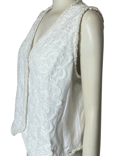 Cosma vest ivory
