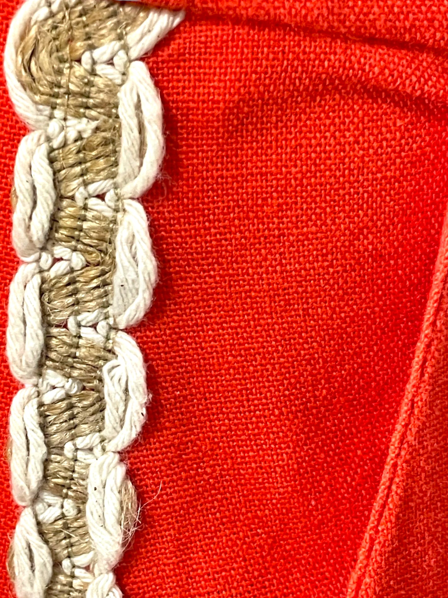 Set pan y top naranja