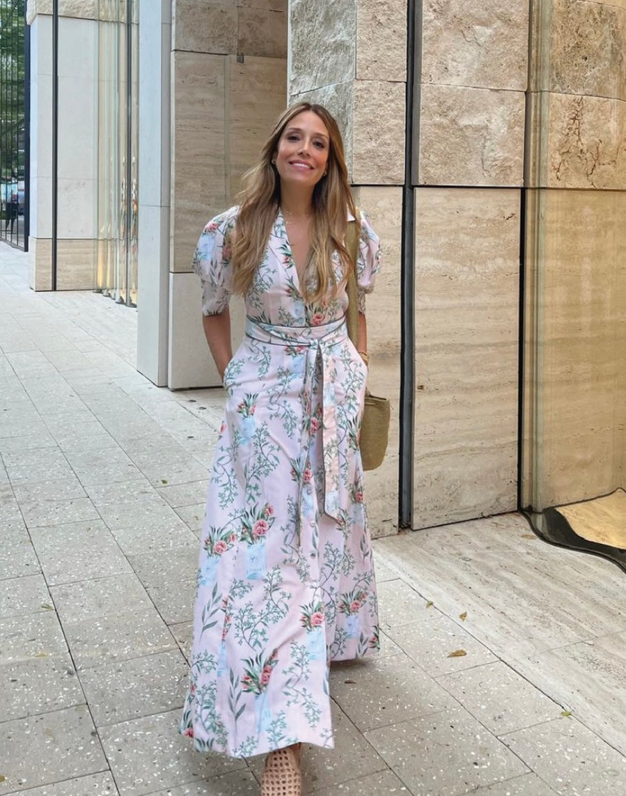 Maxi dress caroline con cinturon