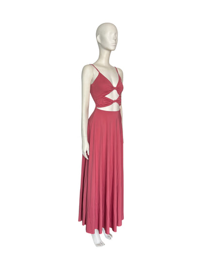 vestido coral maygel coronel