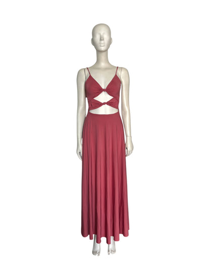 vestido coral maygel coronel