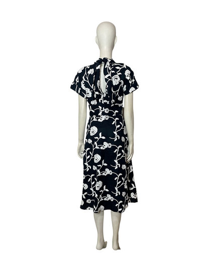 Lea embroidered midi dress