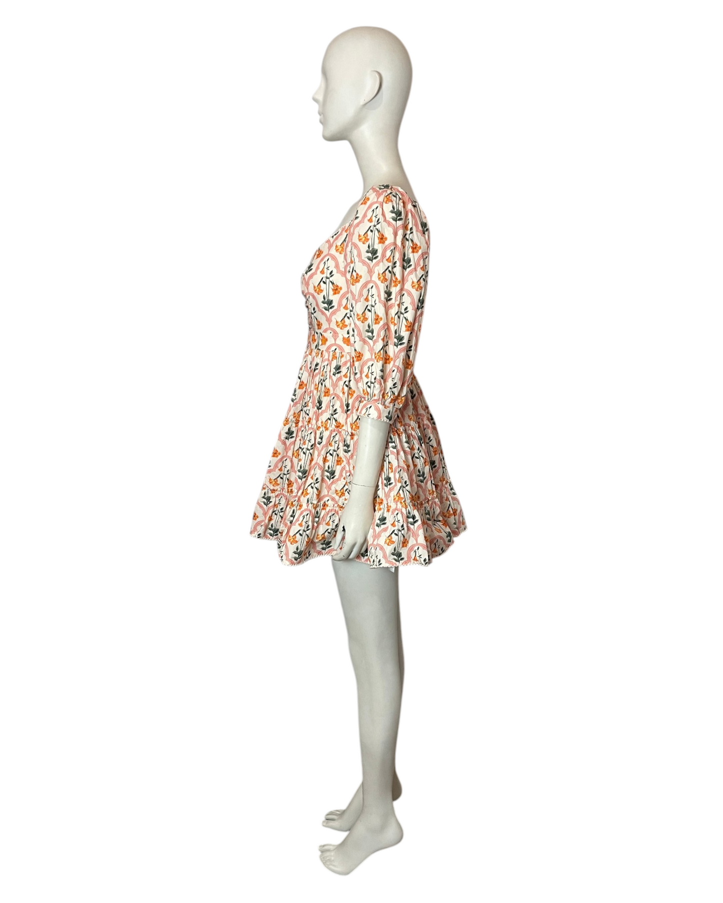 Vestido mini cuarandera guanabana